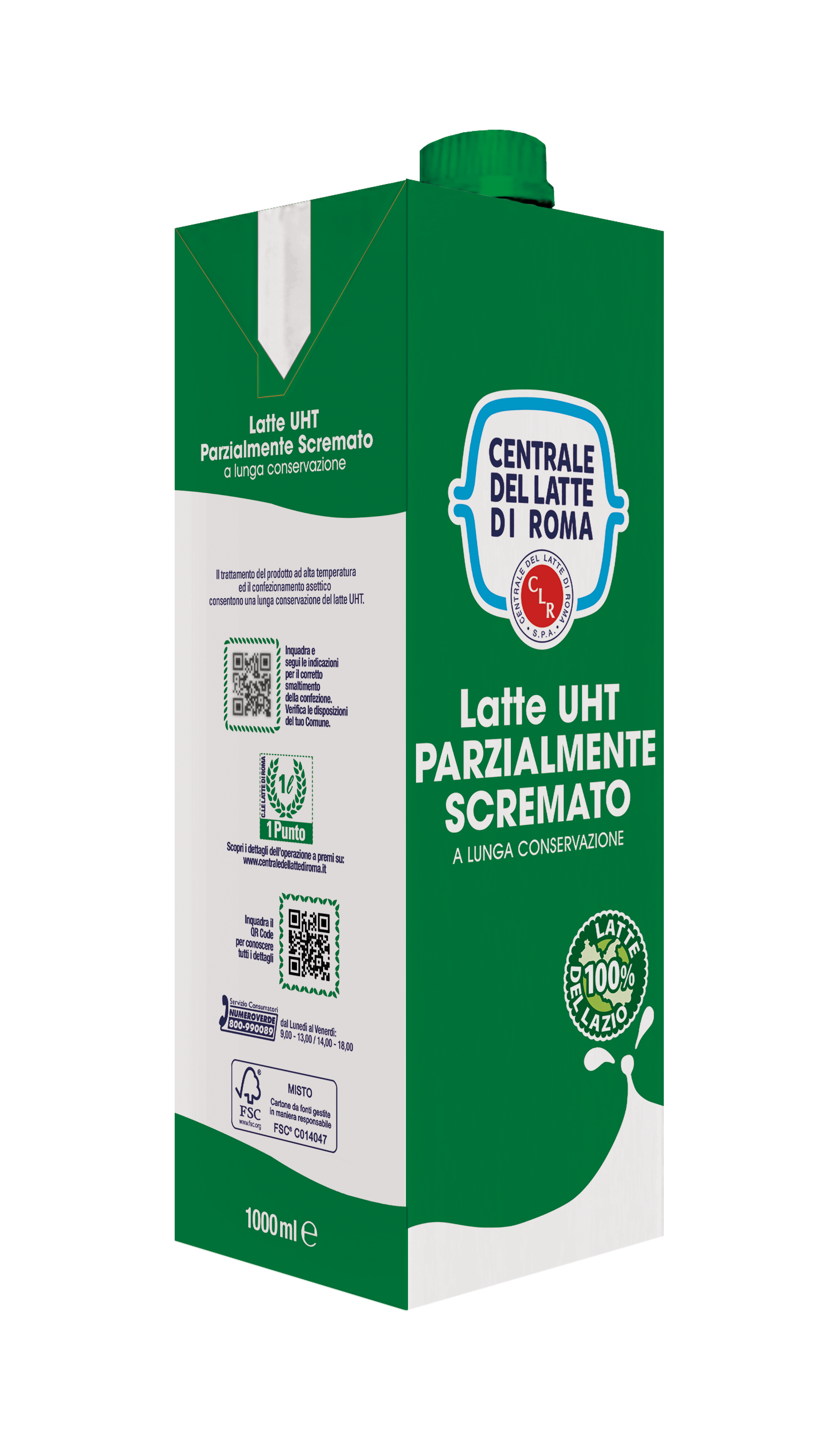 Latte a Lunga Conservazione Parzialmente Scremato in cartone