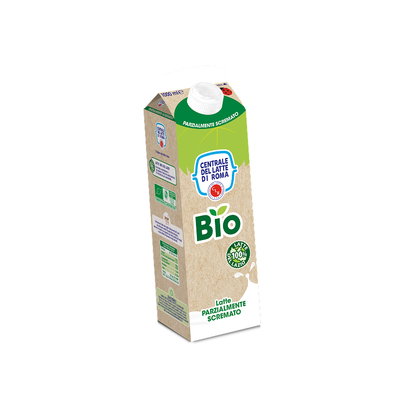 Latte Pastorizzato a temperatura elevata Parz. Scremato Biologico cartone
