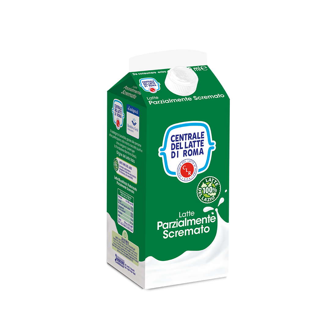 Latte a Lunga Conservazione Parzialmente Scremato  in cartone