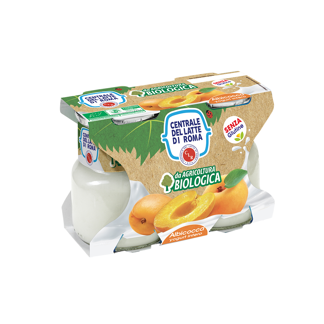 Yogurt Intero alla Albicocca da Agricoltura Biologica 